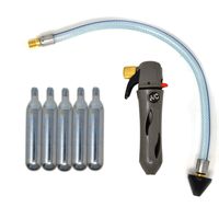 Gallo Drain Gun- With 5 Unthreaded CO2 Cartridges for A/C Condensate Line - Air Conditioner Cleaner Blaster Opener Kit with Five Cartridge Clears HVAC Clogs