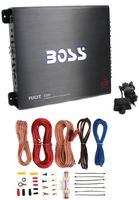 Boss R3004 1200W 4 Channel Car Audio Amplifier Amp + Remote + 8 Gauge Amp Kit