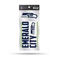 NFL Seattle Seahawks Double Up Die Cut 2-Piece Sticker Sheet