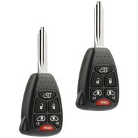 Key fits 2004 2005 2006 2007 Dodge Caravan and Grand Caravan / Chrysler Town Country Fob Keyless Entry Remote (M3N5WY72XX), Set of 2