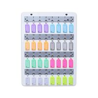 Acrimet Key Stand with 32 Key Tags (Assorted Color)