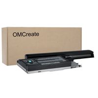 OMCreate 9 Cell Battery Compatible with Dell Latitude D630 D620, fits P/N PC764 PP18L - 12 Months Warranty