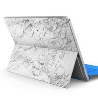 igsticker Ultra Thin Premium Protective Back Stickers Skins Universal Tablet Decal Cover for Microsoft Surface Pro 4/ Pro 2017/ Pro 6(2018) 012818 Marble　Gray　Monotone
