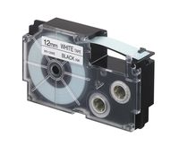 Casio Black on White 1 Pack Label-making tapes, XR12WE1 (Label-making tapes)