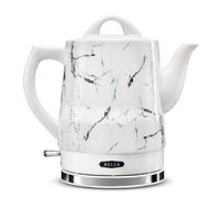BELLA 14743 Electric Tea Kettle, 1.5 LITER, White Marble
