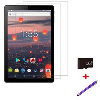 Mirzebo Android Tablet 10.1''Touchscreen Wi-Fi Tablet,1GB RAM, 16GB Storage, Bluetooth,GPS, USB, IPS Screen, Unlocked Tablet PC with Dual Sim Card Slots,Dual Camera,Mouse (Black)