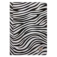 VanGoddy Mary Travel Portfolio Case for Samsung Galaxy Tab A 10.1, Tab S6, Tab S5e, Tab E 9.6, Tablets up to 9.75 inch (Black White)