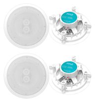 4 New PYLE PWRC82 400W 8" 1600W 2 Way Indoor/Outdoor Waterproof Ceiling Speakers