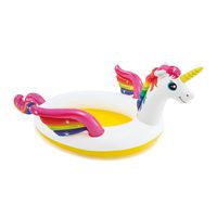 Intex Mystic Unicorn Inflatable Spray Pool, 107" X 76" X 41", for Ages 2+