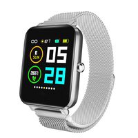 Smart Watch: 1.54" Full Touch Screen, All-Day Activity Tracking, IP68 Waterproof, Step Counter, Pedometer, Ultra-Long Battery Life for iOS&Andriod