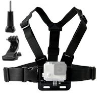 TEKCAM Adjustable Chest Harness Mount with J Hook Compatible with Gopro Hero 7 6/AKASO/Apeman/DBPOWER/WIMIUS/Campark/VanTop/Dragon Touch 4k Action Sports Cameras Accessories (Camera Not Included)