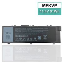 MFKVP GR5D3 Battery fit for Dell Precision 15 7510 17 7710 M7710 Seires TWCPG RDYCT T05W1 0FNY7 0RDYCT GR5D3 M28DH 1G9VM 451-BBSB 451-BBSF, 11.4V 91Wh