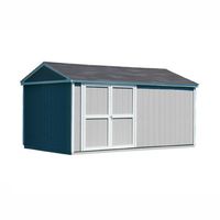 Handy Home Products Somerset Wooden Storage Shed, 10 by 14-Feet