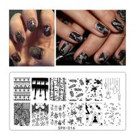 Nail Art,Putars Fashion 6 * 12cm Nail Art Stamping Plates Geometric Sports Nails Template (G)