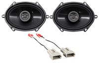 Hifonics 6x8 Front Factory Speaker Replacement Kit for 1998-2001 Ford Explorer