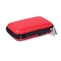 TSA Approved Compact Travel Passport Case Red Hard Case Carry On Security Pack RFID Secure Identity Protection