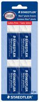 STAEDTLER Mars Plastic, Premium Quality Vinyl Eraser, White, Latex-free, Age-resistant, Minimal Crumbling (526 50 BK)
