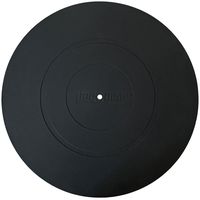 Deco Gear Audiophile 12-Inch Silicone Rubber Turntable Platter | Universal for All Vinyl LP Record Players - Anti-Static Slipmat | Improves Sound & Protect Your Vinyl from Static & Dust