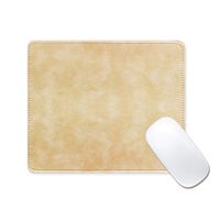 ProElife Slim Mouse Pad Durable PU Leather Mousepad for Home Office and Business, for All Wired Wireless Mouse, 9.45x7.87 Inches Dual-used Mouse Pad Easy to Clean (Gold Color)