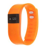 Zunammy NWTR021OR Watch with Activity Tracker, Call & Message Reminders, Orange Rubber