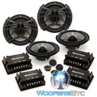 2 Sets AC.6 - Soundstream 6.5" 100W RMS 2-Way Component Speakers System