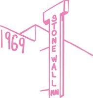 hBARSCI Stonewall Inn - 5 Inches - for Cars, Trucks, Windows, Laptops, Tablets, Outdoor-Grade 2.5mil Thick Vinyl - Soft Pink