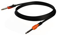 Bespeco Instrument Cable, Black & Orange, 15 Feet (SLJJ450)