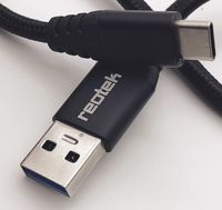 ReoTek USB Type-C to USB-A Male 3.1 Gen2-9pin Cable - 3 Feet (Black)