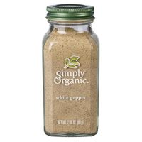 Simply Organic Pepper, White, 2.86 oz