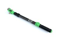 Orbit Pole Carbon Fiber Cinema Stick, Portable Filming Crane, Selfie stick, for Smartphones & Action Cameras with rotating 1/4"-20, Green