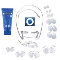 Underwater Audio 100% Waterproofing Compatible with iPod Shuffle, HydroActive Headphones, and AquaGuard (Royal Blue)