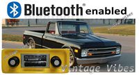 Bluetooth Enabled '67-'72 GMC Pickup Truck 300w Slidebar AM FM Car Stereo/Radio