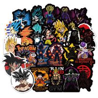 150Pcs Dragon Ball Z Laptop Stickers Anime Vinyl Sticker for Nintendo Switch Laptop Water Bottle Bike Car Motorcycle Bumper Luggage Skateboard Graffiti Cute Animal Monsters Decal Best for Kids