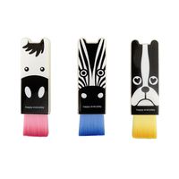 Ornerx Retractable Keyboard Brush Animal Pattern 3 Pcs (Random)