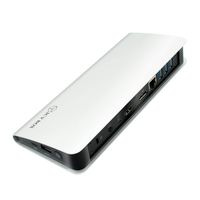 ICY BOX USB Type-C Docking Station Compatible for Laptop and PC. (HDMI, Display Port, 2X USB Type-C, 4X USB 3.0 Type-A Ports, SD Card, Gigabit LAN, Audio and 1x USB Type-C Host with Power Delivery)