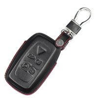 First2savvv Genuine Leather Remote Smart Key Chain Holder Cover Case Fob for Land Range Rover/Sport 2010-2012 One Piece PB-Land Rover-A01