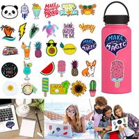 Stickers for Water Bottles Big 30-Pack Cute,Waterproof,Aesthetic,Trendy Stickers for Teens,Girls Perfect for Waterbottle,Laptop,Phone,Travel Extra Durable 100% Vinyl (30 Pcs, Small (12x12inch))