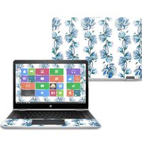 Mightyskins Skin Compatible with Hp Pavilion X360 14" (2017) - Blue Vines | Protective, Durable, and Unique Vinyl Decal Wrap Cover | Easy to Apply, Remove, and Change Styles | Made in The USA