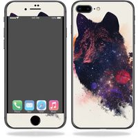 MightySkins Skin Compatible with Apple iPhone 8 Plus - Universal Wolf | Protective, Durable, and Unique Vinyl Decal wrap Cover | Easy to Apply, Remove, and Change Styles | Made in The USA