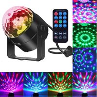 Comwinn Disco Lights Sound Activated Strobe Light Disco Ball Dj Lights Party Lights Xmas 7colors Disco light Disco Party Lights Show for Christmas Parties DJ Karaoke Wedding Outdoor with Remote