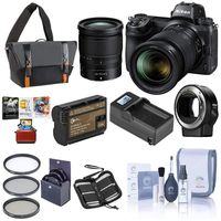 Nikon Z6 FX-Format Mirrorless Camera with NIKKOR Z 24-70mm f/4 S Lens - Bundle with Camera Case, 72mm Filter Kit, Spare Battery, Charger, Cleaning Kit, Memory Wallet, Mac Software Package