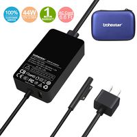 Trohestar Surface Pro 4 Charger 44W 15V 2.58A Power Adapter Laptop Charger Compatible with Microsoft Surface Pro 3 Pro 4 Pro 5 Pro 2017 Pro 6 Surface Laptop Surface Book Include Travel Case (Blue)
