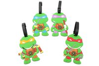 Finex Set of 4 - TMNT Teenage Mutant Ninja Turtles Travel Luggage Tags Bag Tag with Adjustable Strap