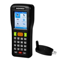 NADAMOO Wireless Barcode Scanner 1D Cordless Data Collector Handheld Portable Data Terminal Inventory Device USB Laser Barcode Scanner with LCD Screen