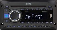 Jensen JWM45 Two-Zone Bluetooth Wall Mount Stereo, Front USB with MP3/WMA Playback, DVD/CD-R/RW Slot and MP3 Compatible, Front AUX A/V Input (3.5mm), Remote Control Included