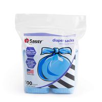 Sassy Disposable Scented Diaper Sacks - 100 Count - 50 Sacks per Roll