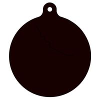 High Caliber AR500 1/2" Thick Targets - For precision practice (12" Target - 1 Count, Half Gong)