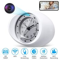 Hidden Spy Camera Wireless Nanny Cam with WiFi, Night Vision, Motion Detection, 1080P Full HD, No Sound Record, by SiCheer