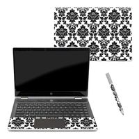 MightySkins Skin Compatible with HP Pavilion x360 14" (2018) - Vintage Damask | Protective, Durable, and Unique Vinyl Decal wrap Cover | Easy to Apply, Remove, and Change Styles | Made in The USA