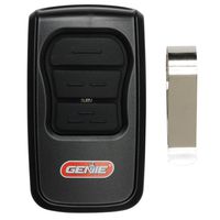 GenieMaster 3-Button Garage Door Opener Remote - Compatible with Genie Garage Door Openers Made Since 1993 with Intellicode Technology and/or  9/12 Dipswitches - Model GM3T-R